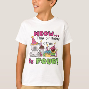 4th Kitten Birthday T-shirts and Gifts