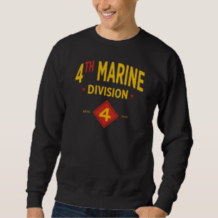 4th Marine Division United States Military Sweatshirt