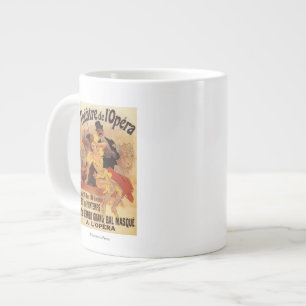 4th Masked Ball at Theatre de l'Opera Large Coffee Mug