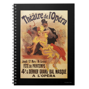 4th Masked Ball at Theatre de l'Opera Notebook