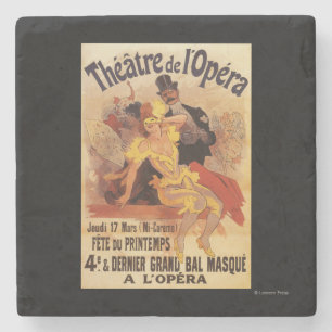4th Masked Ball at Theatre de l'Opera Stone Coaster