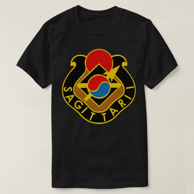 4th Missile Command DUI wo Txt X T-Shirt (Design Front)
