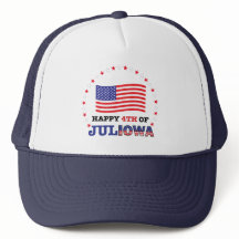 4th of JULIOWA w/ Stars - Trucker Hat