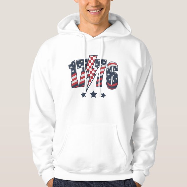 4th of July 1776-63751 Hoodie (Front)