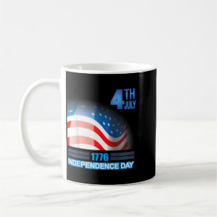 4th Of July 1776 Independence Day American Flag Coffee Mug