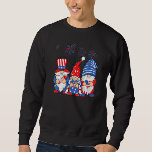 4th Of July 2022 Patriotic Gnomes American Usa 1 Sweatshirt