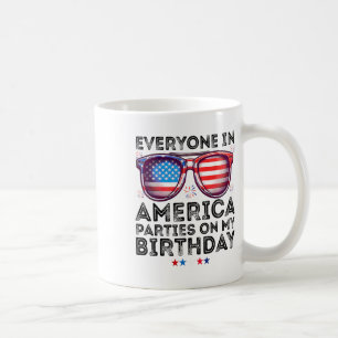4th Of July 2025 Everyone In America Parties On My Coffee Mug
