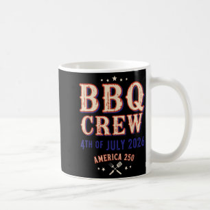 4th of July 2026 America 250th Birthday Party BBQ Coffee Mug