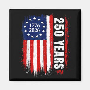 4th of July 250 Years 1776-2026 250th Eagle USA Magnet