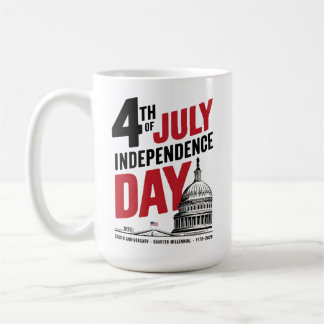 4th of July 250th Anniversary Independence Day Coffee Mug