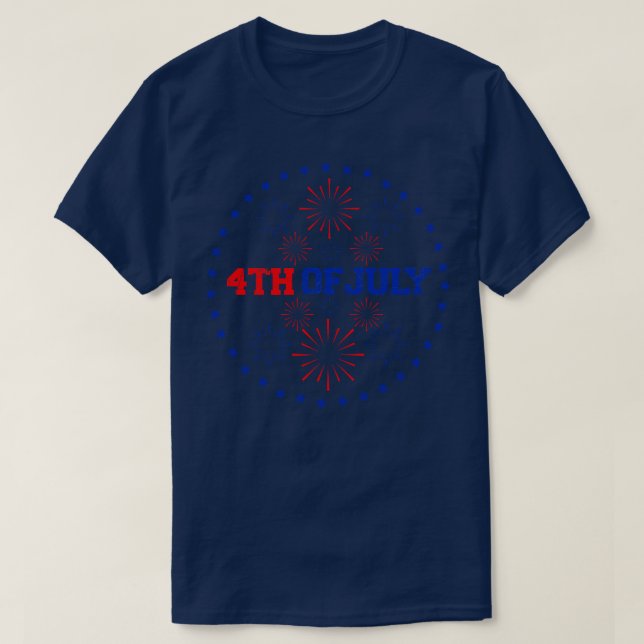 4th of july (5) T-Shirt (Design Front)
