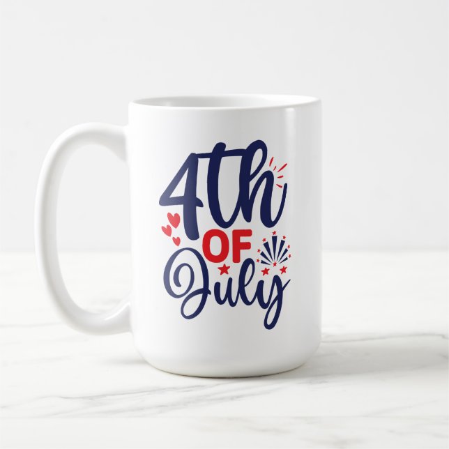 4th of July-68826 Coffee Mug (Left)