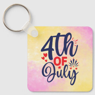 4th of July-68826 Key Ring