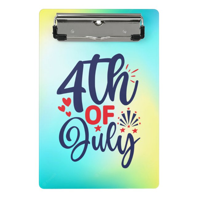 4th of July-68826 Mini Clipboard (Front)
