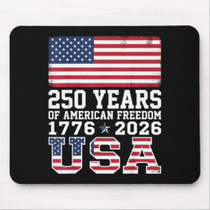 4th Of July Aamerica Flag Patriotic 250th Mouse Pad