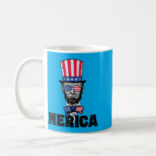 4th Of July Abe Lincoln America Bzr Funny Kids Coffee Mug