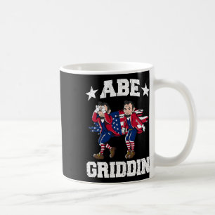 4th Of July Abraham Lincoln Griddy Abe Griddin Coffee Mug