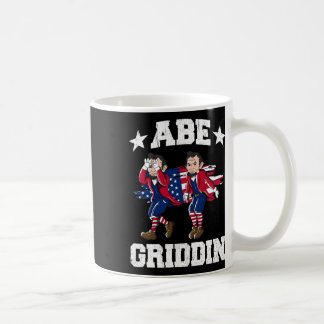 4th Of July Abraham Lincoln Griddy Abe Griddin Coffee Mug
