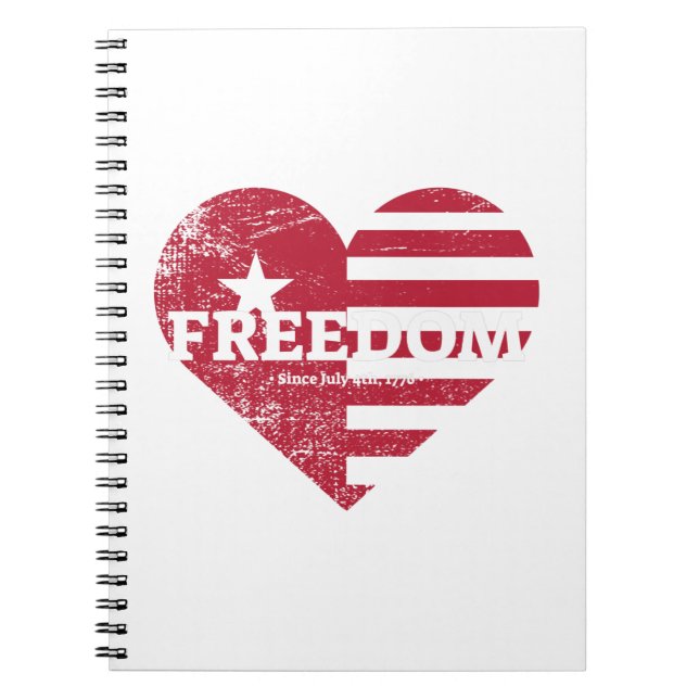 4th of July America Notebook (Front)