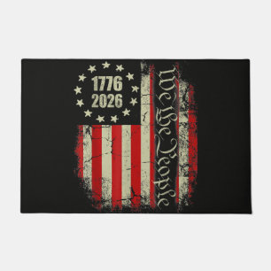 4th of July America US Flag Patriotic Doormat