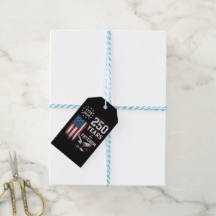 4th of July America US Flag Patriotic Gift Tags