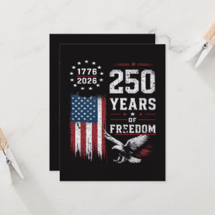 4th of July America US Flag Patriotic  Invitation