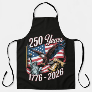 4th of July America US Patriotic Eagle Apron