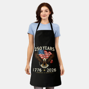 4th of July America US Patriotic Eagle Apron