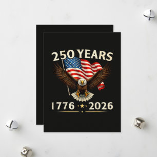 4th of July America US Patriotic Eagle Holiday Card