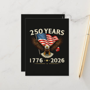 4th of July America US Patriotic Eagle Holiday Postcard