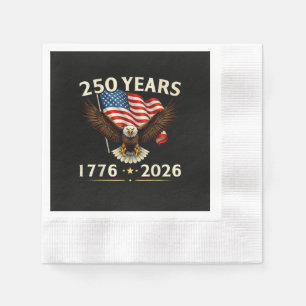 4th of July America US Patriotic Eagle Napkin