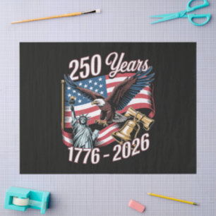 4th of July America US Patriotic Eagle Tissue Paper