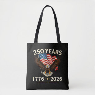 4th of July America US Patriotic Eagle Tote Bag