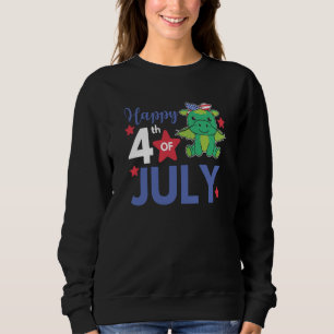4th Of July American Dragon For Kids Cute Usa Drag Sweatshirt