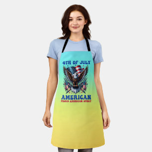 4th Of July American Eagle Sublimation-61001 Apron