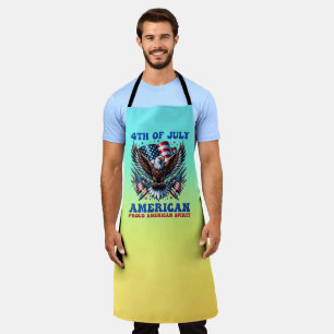 4th Of July American Eagle Sublimation-61001 Apron
