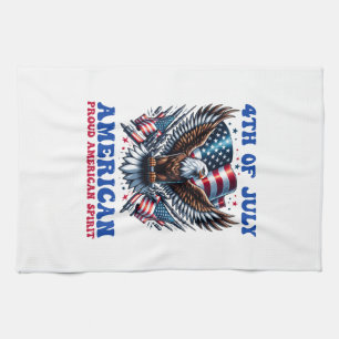 4th Of July American Eagle Sublimation-61001 Tea Towel