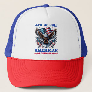 4th Of July American Eagle Sublimation-61001 Trucker Hat