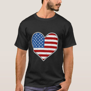 4Th Of July American Flag He Patriotic T-Shirt