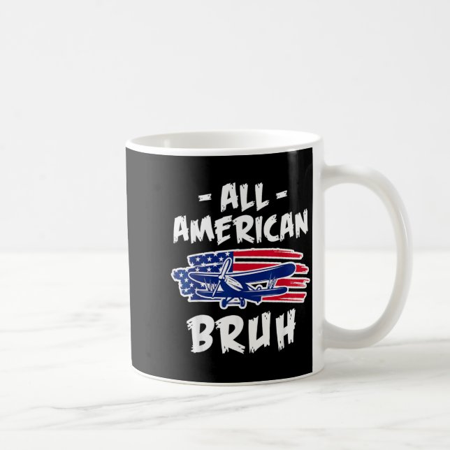 4th Of July American Flag Independence Day Coffee Mug (Right)