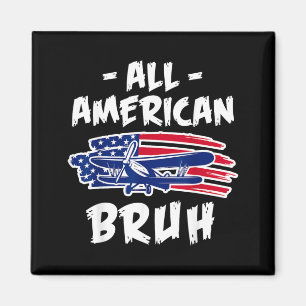 4th Of July American Flag Independence Day Magnet