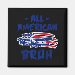 4th Of July American Flag Independence Day Magnet