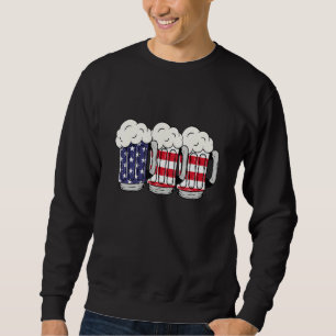 4th Of July American Flag Patriotic Alcoholic Sweatshirt