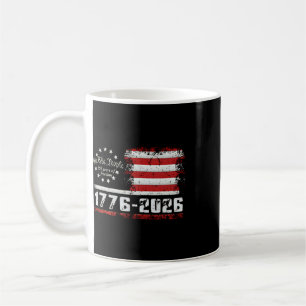 4th Of July American Flag Vintage 250 Years 1776 2 Coffee Mug