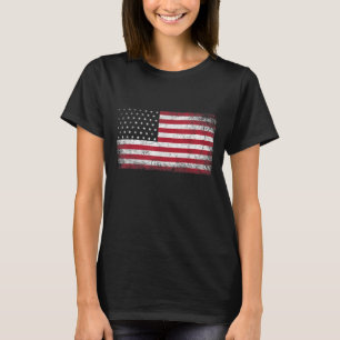 4th of July American Flag Vintage USA Men Women Pa T-Shirt