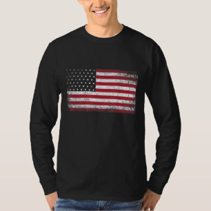4th of July American Flag Vintage USA Men Women Pa T-Shirt