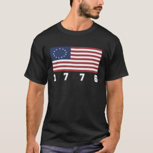 4th Of July American Patriot Flag Betsy Ross 1776 T-Shirt