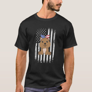 4th Of July American Quokka For Kids Cute Usa Quok T-Shirt