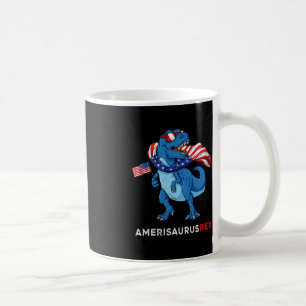 4th Of July Amerisaurus T Rex Dinosaur Boys Kids T Coffee Mug