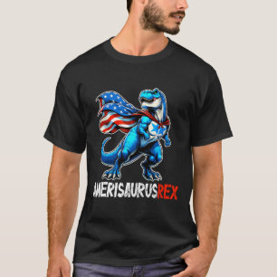 4th Of July Amerisaurus T Rex Funny T-Shirt